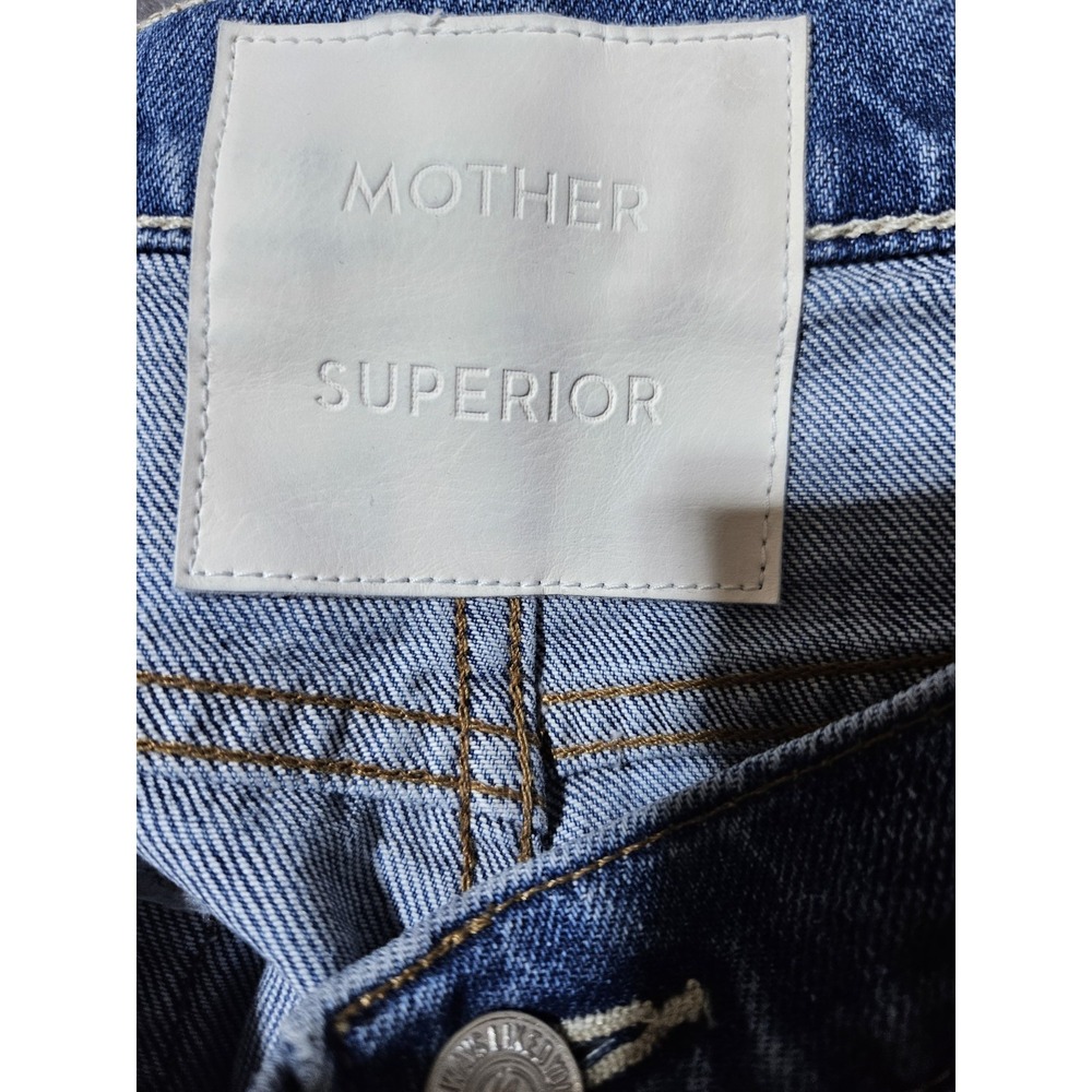 MOTHER Superior Denim Size 30 Blue "The Doozy Fray "Heads or Tails" USA Made - Picture 12 of 16